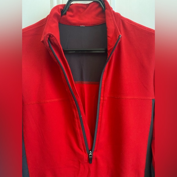 Lululemon Red Half-zip Pullover - Well maintained - missing inside tag - Picture 6 of 6